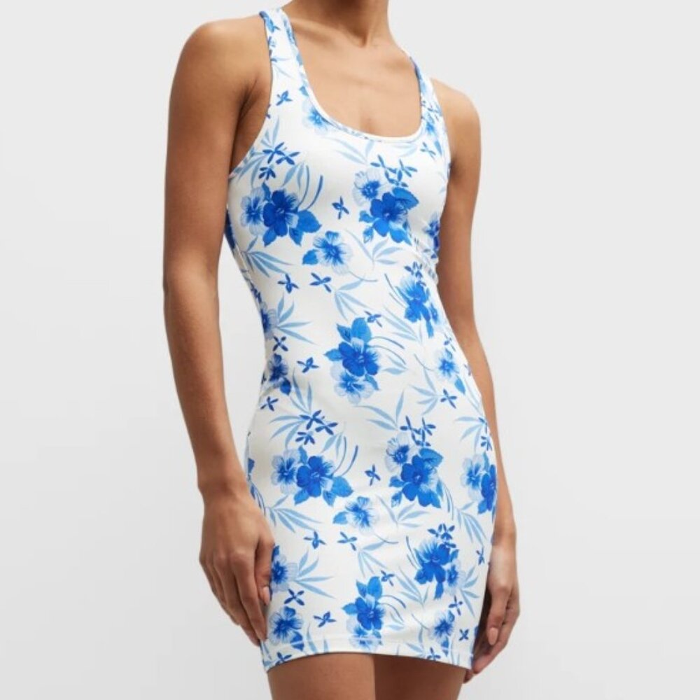 LoveShackFancy Natori Racerback Mini Dress